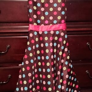 Miss Attitude size 10 pokla dot dress